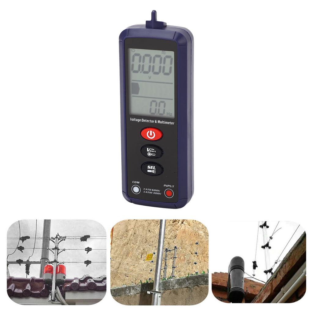 Digital Multimeter NCV Voltage Meter with Flashlight Temperature Function for Voltage Polarity Resis