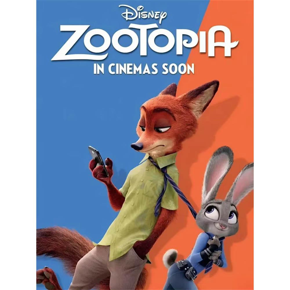 Disney Zootopia Judy Nick 5D Diamantové malování Plné diamantů DIY Ručně vyráběné diamantové malování Kreslený dekorativní malířský set