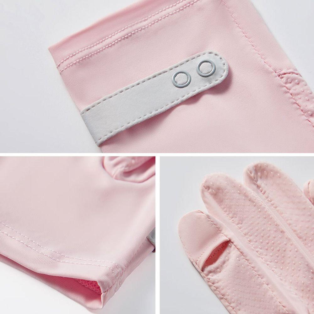 Touch Screen Sunscreen Gloves Anti-UV Mittens Fashion Riding Gloves Women