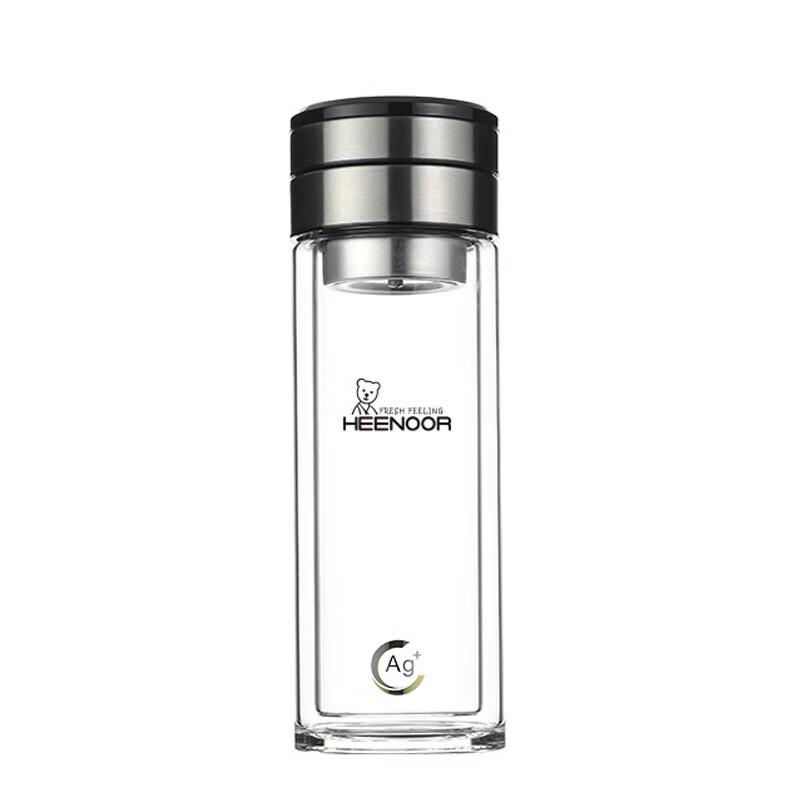 

Heenoor Double-Layer Glass Tea Infuser Bottle