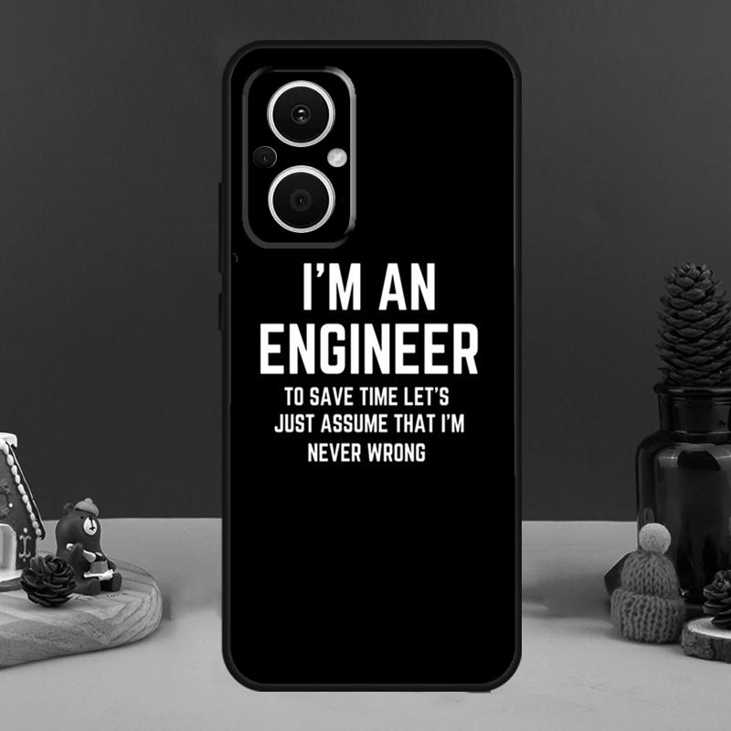 

I m An Engineer I m Good At Maths Case For OPPO Reno 5 Lite 4 6 7 8 10 Pro 11 F 4Z 5Z 8T OPPO Find X2 X3 Lite X5 X6 Pro Cover OPPO Reno4 Z 5G