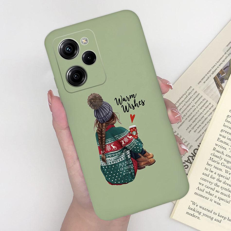 Silicone Case For Xiaomi Poco X5 Pro Pilot Bear Back Cover For POCOX5 X5Pro 5G Poco X 5 Pro Soft Matte Protective Phone Cases