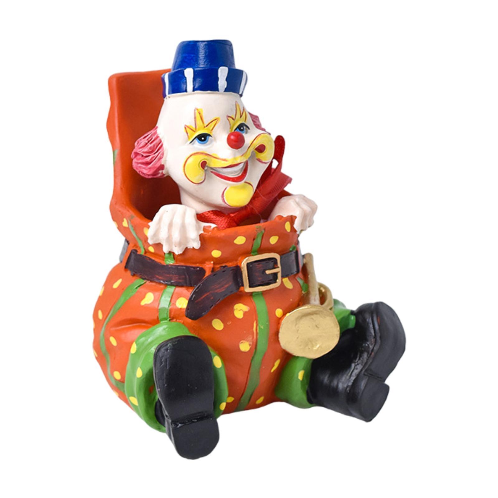 

Украшения клоуна на Хэллоуин, украшения, подарочные игрушки, вечеринки и мероприятия, настольные коллекционные художественные фигурки, креативная милая кукла-клоун, фигурка