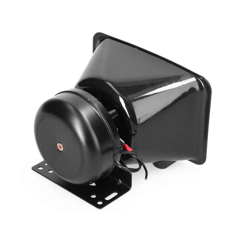 200W 9-Tone Car Loud Warning Alarm Emergency Siren Horn Kit Electronic PA System with Handheld Microphone 12 V for Car Truck