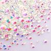 High Quality Rhinestone Non Hotfix Bulk Transparent Crystal AB Glass Rhinestones Mixed Sizes