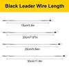 20PC Anti Bite Steel Fishing Line 15/20/25/30cm Steel Wire Leader With Swivel Fishing Accessory Fishing Wire Olta Leadcore Leash