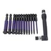 13PCS Set Hex Ball Bit Set 1/4  Alloy Steel Ball End Hex  Screwdriver Drill Bit