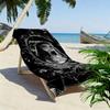 Corpse Bride Print Beach Towel, Large Soft Quick Dry Towel for Beach Camping Swimming