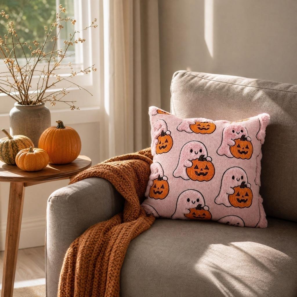 Halloween Cover - Cute Decorative Cushion Case for Holiday Home Decor
