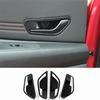 Carbon Fiber 4X Inner Door Handle Bowl Cover Trim For Hyundai Elantra 2021 2022