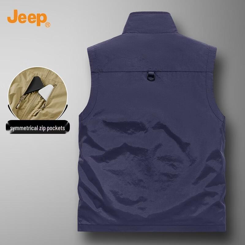 Jeep Men's Multi-pocket Outdoor Fishing Vest