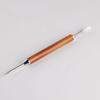 2-Pack Set Pear Wood Handle Coffee Art Needle Coffee Drawing Tool  Professional Barista Use