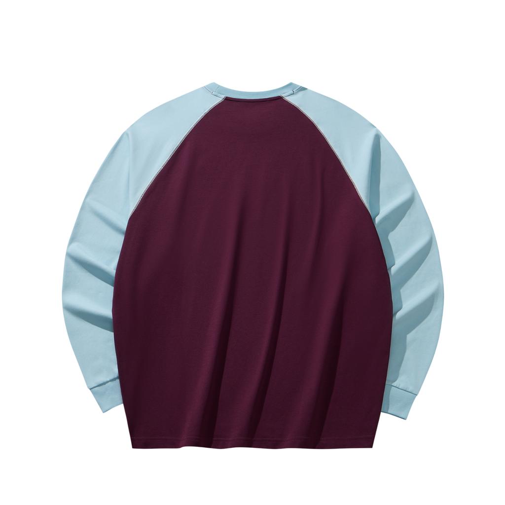 Anta Lifestyle Series Long Sleeve Knit Shirt Spring 2025 Long T-Shirt Men Tops 952618401S-2