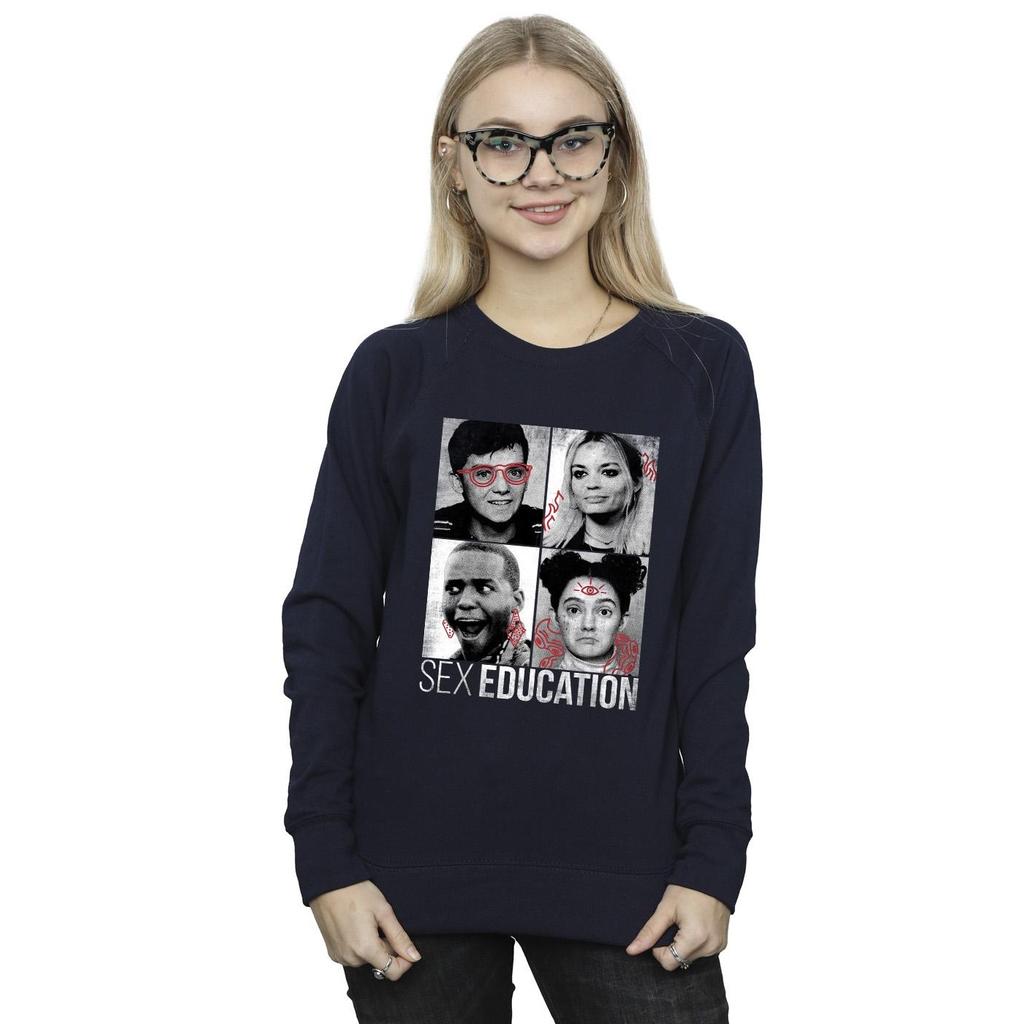 Netflix Womens/Ladies Sex Education Class Photos Sweatshirt