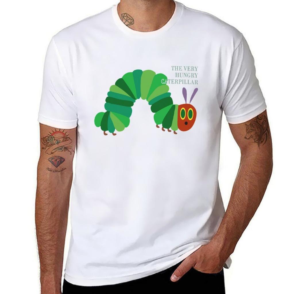 Very Hungry Caterpillar Tshirt Unisex Graphic T Shirt Unisex T Shirt Summer Black Cotton Tshirt Plain For Unisex Package Tshirt