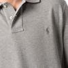 Polo Ralph Lauren SS23 Solid Logo Embroidered Long Sleeve Polo Shirt Men Tops Gray 710680790-077