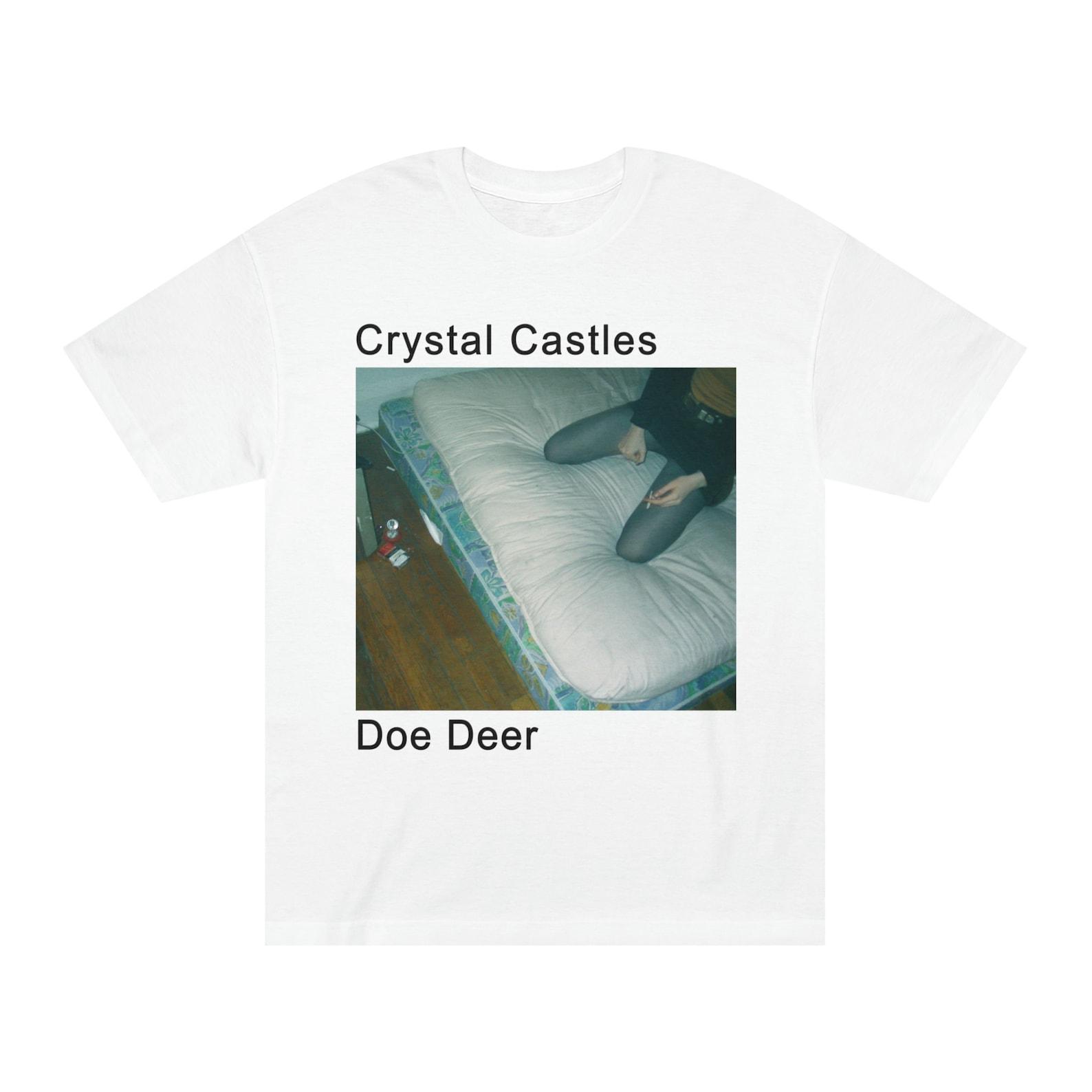Crystal Castles - Doe Deer, Vintage American Apparel 1301 Tee S