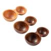 Dual-Headed Wooden Coffee Spoon Serving Cutlery Rust-proof Powder Spoon Short Handle Wear-resistant Coffee Bean Spoon Travel Use