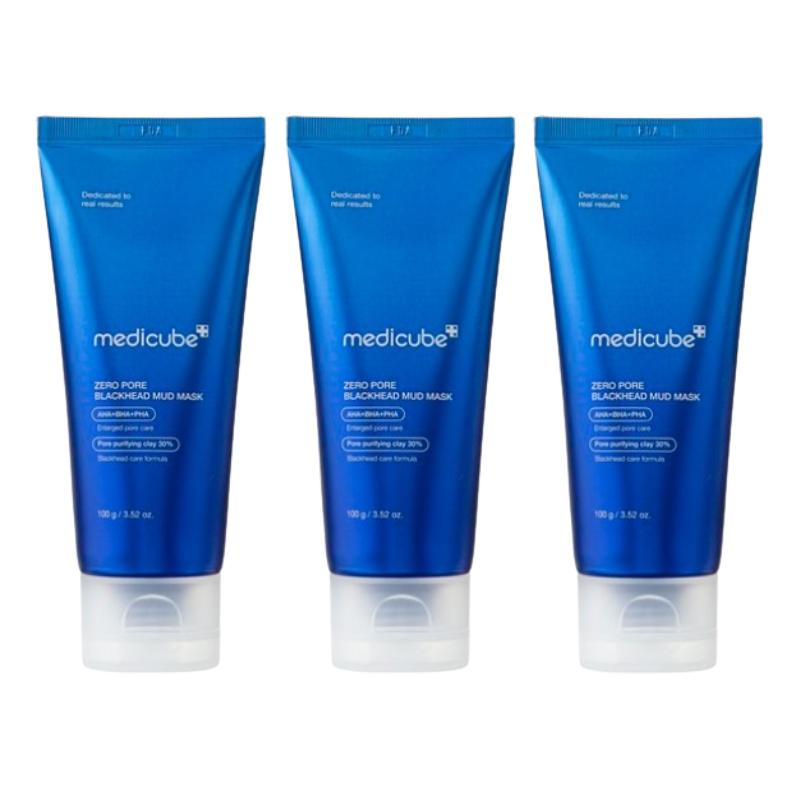 Medicube Zero Pore Blackhead Mud Pack 100g – Clay Mask for Pore Cleansing, Sebum Care, Blackhead Removal, Smooth Skin Texture Care