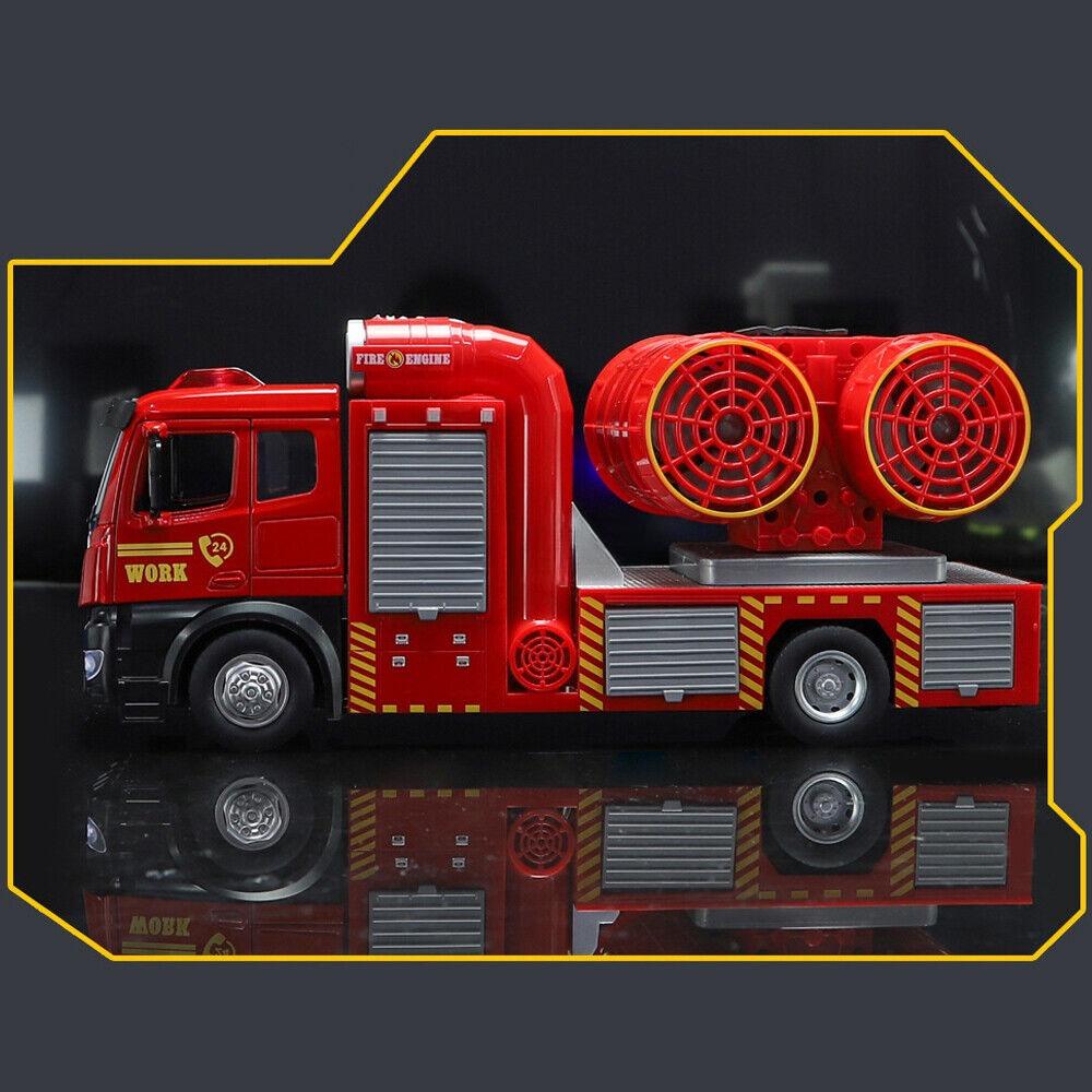 Jucărie cu mașină de pompieri 1/18 Mașină de pompieri Model de colecție de jucării pentru băieți