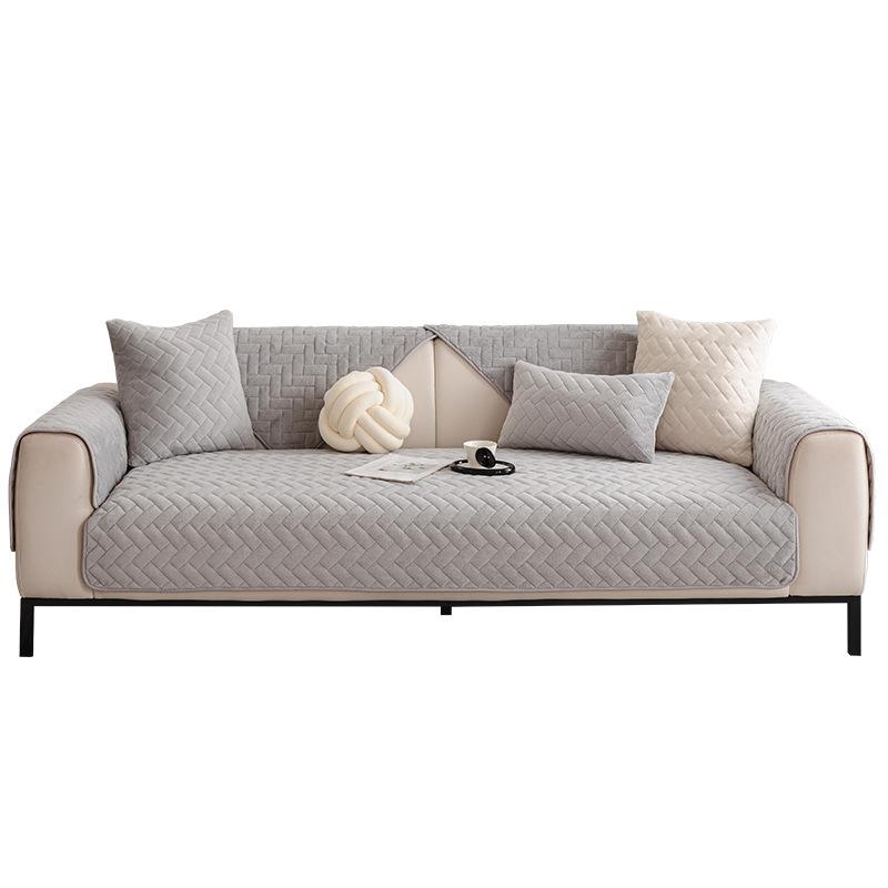 Anti Slip and Simple Sofa Cushion One-piece Laying Sofa Cover Suitable for Autumn and Winter Seasons Wear-resistant and Durable