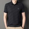 POLO Shirt Short-sleeved T-shirt for Men, New Summer Style, Turn-down Collar, Thin Ice Silk Top