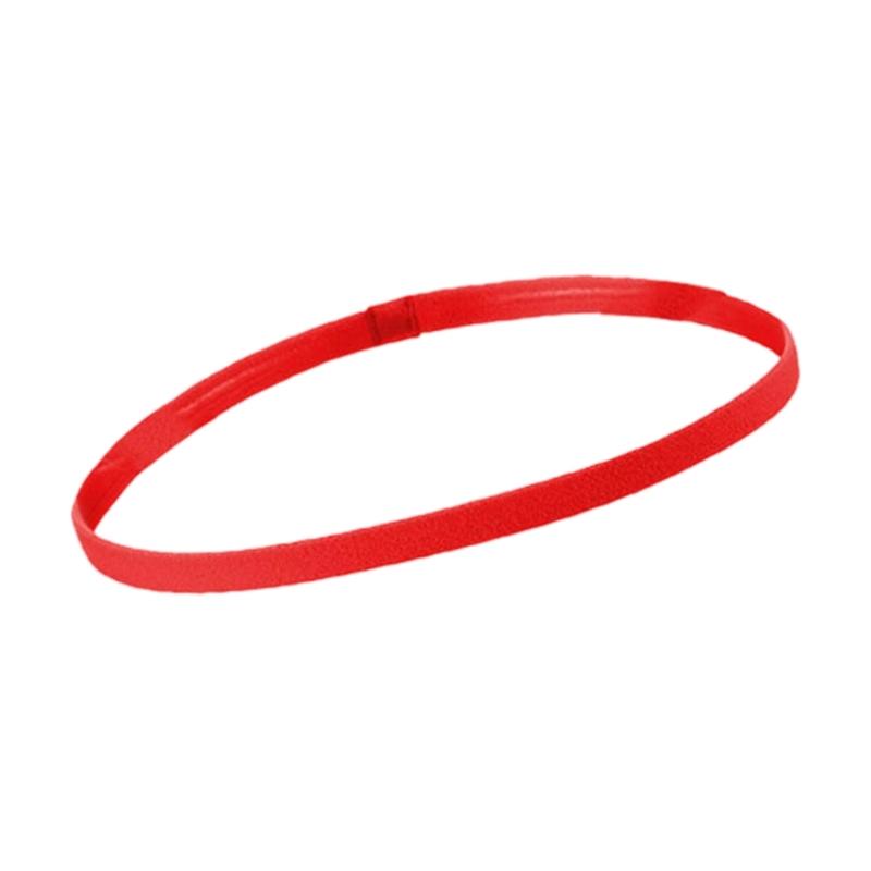 Унисекс Спортивная повязка на голову Силиконовая Фитнес-лента Футбольная Теннисная Повязка для мужчин и женщин Нескользящая Эластичная Потовпитывающая повязка для бега бордовый