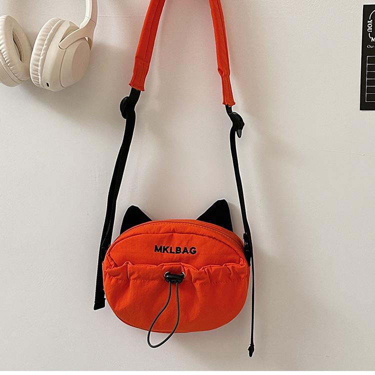 Ladies' Crossboay Bags Cute 3D Cat's Ears Kawaii Cute Casual Versatile Mini Bags Outdoor Sports Portable Crossboay Bags For Girl