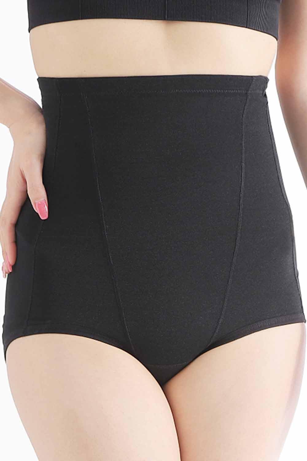 

Пояс для мышц тазового дна Одинарный Впитывает Легко Подтягивает Высокое Формирующее белье для женщин [nicolyfam] Шорты, Поддержка, Цельный, Вода, Недержание, Живот, Талия, чёрный