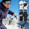 Winter Cycling Non Slip Touch Ski Glovesand Clip Snowboard Accessories Waterproof Pocket Warm Men's and Women's Thermal Gloves