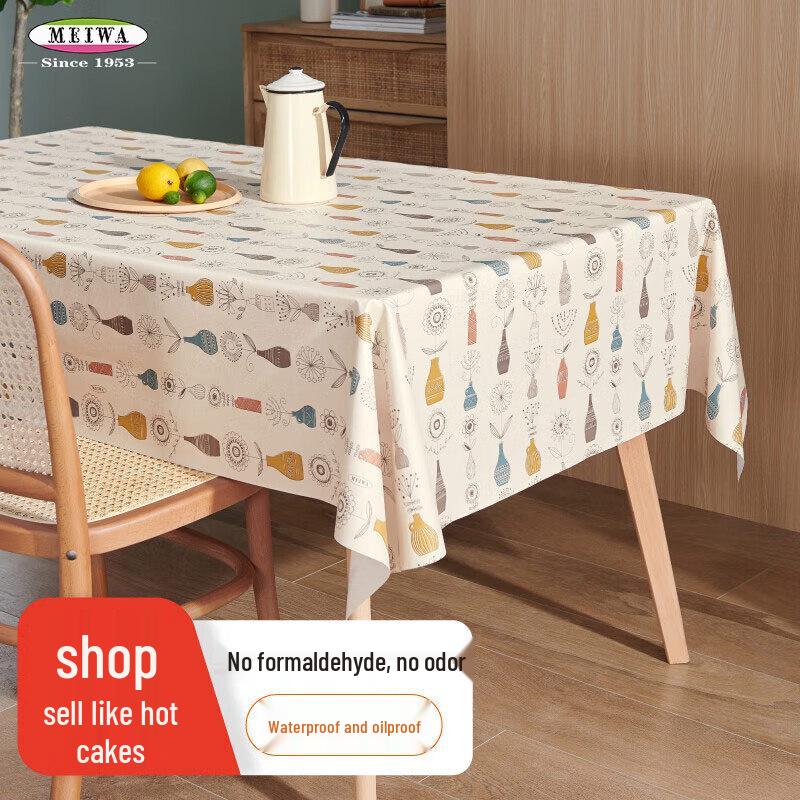 MEIWA Waterproof PVC Tablecloth