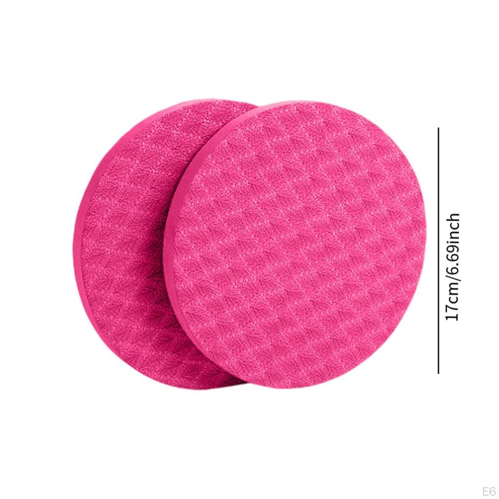 2 Knee Pads Round Cushion for Home And Travel Workouts