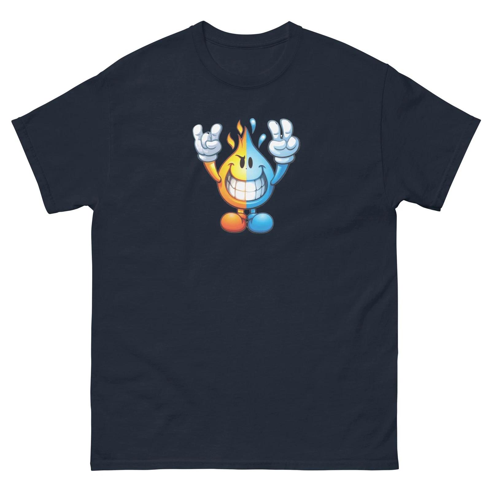 world industries flame boy and wet willy battle skateboarding t-shirt M