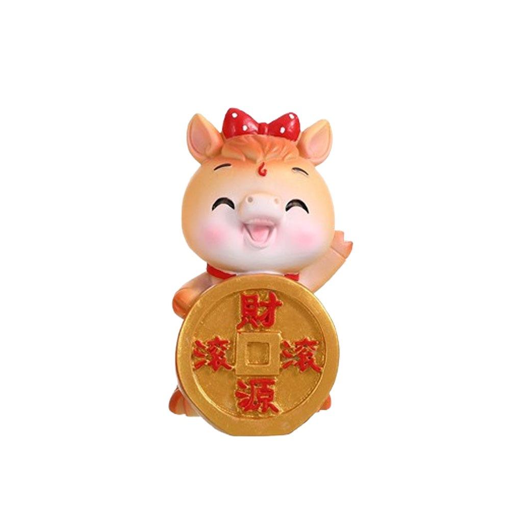 

Смола Фигурки Зодиака Лошадь Год Лошади Фигурки Лошади Украшение Статуэтка Лошади Стол Письменный стол Style 6