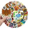 50/100 Pezzi Indonesia Paesaggi Esterni Cultura Viaggio Adesivi Fai da Te per Valigia Telefono Casco Passeggino Tazza Cartella Diario Decalcomanie