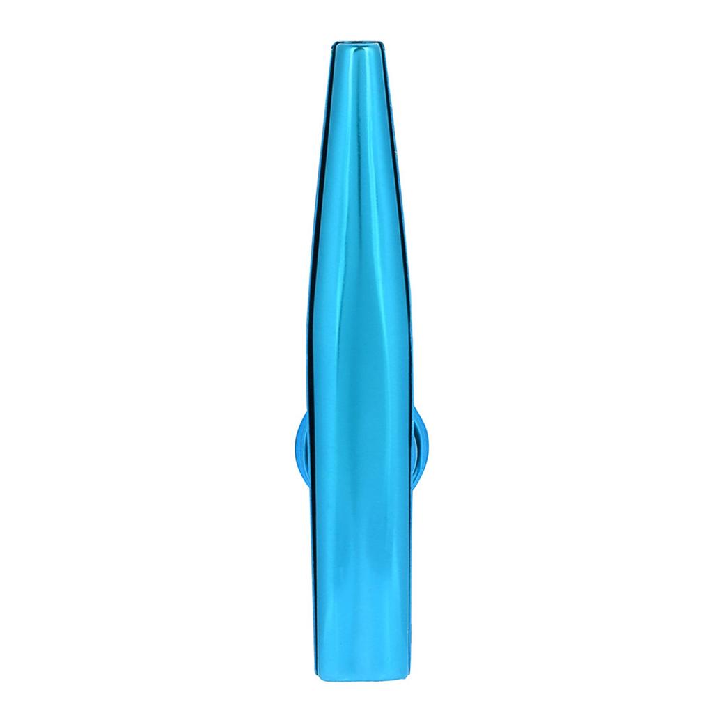 Durable Metal Kazoo Flute Mouth Music Instrument Accessory (Blue)