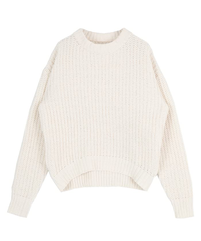 Yours Mohair Chunky Knit Pullover BAXU1215, Women's, Medium, Off-White