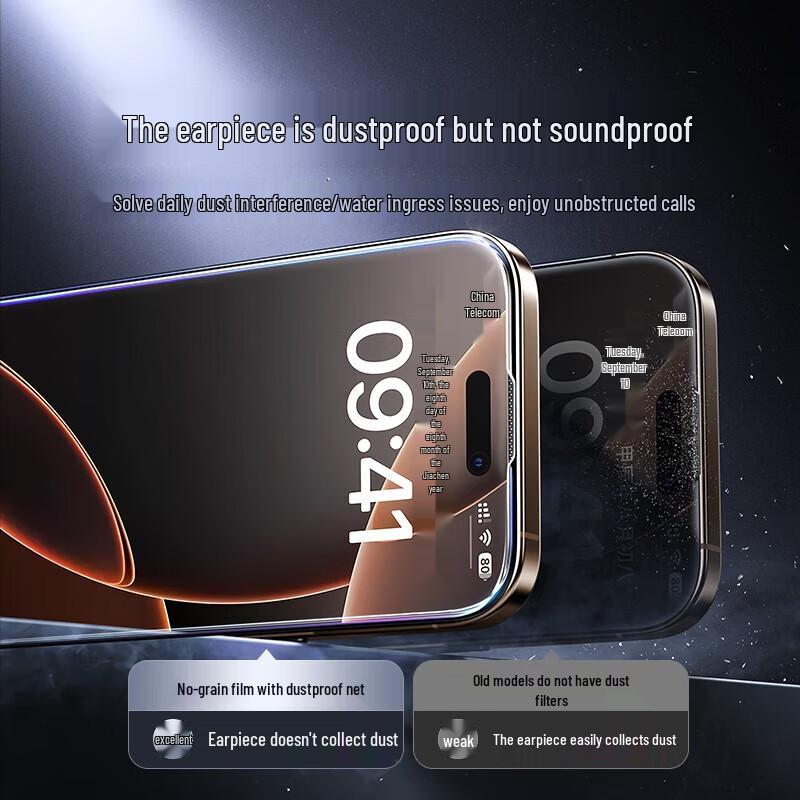 Ugreen Corning Glass Full Screen Protector for iPhone 16 Pro Max with Dust-Free Application