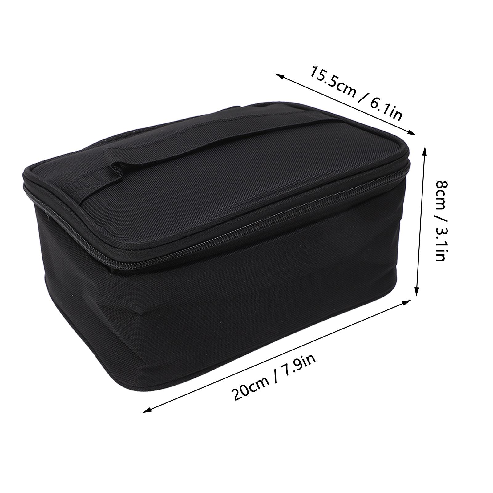 

USB Charging Heated Food Container 2 Heating Methods Waterproof Oxford Cloth Portable Microwave Glossy Opening for Outdoors