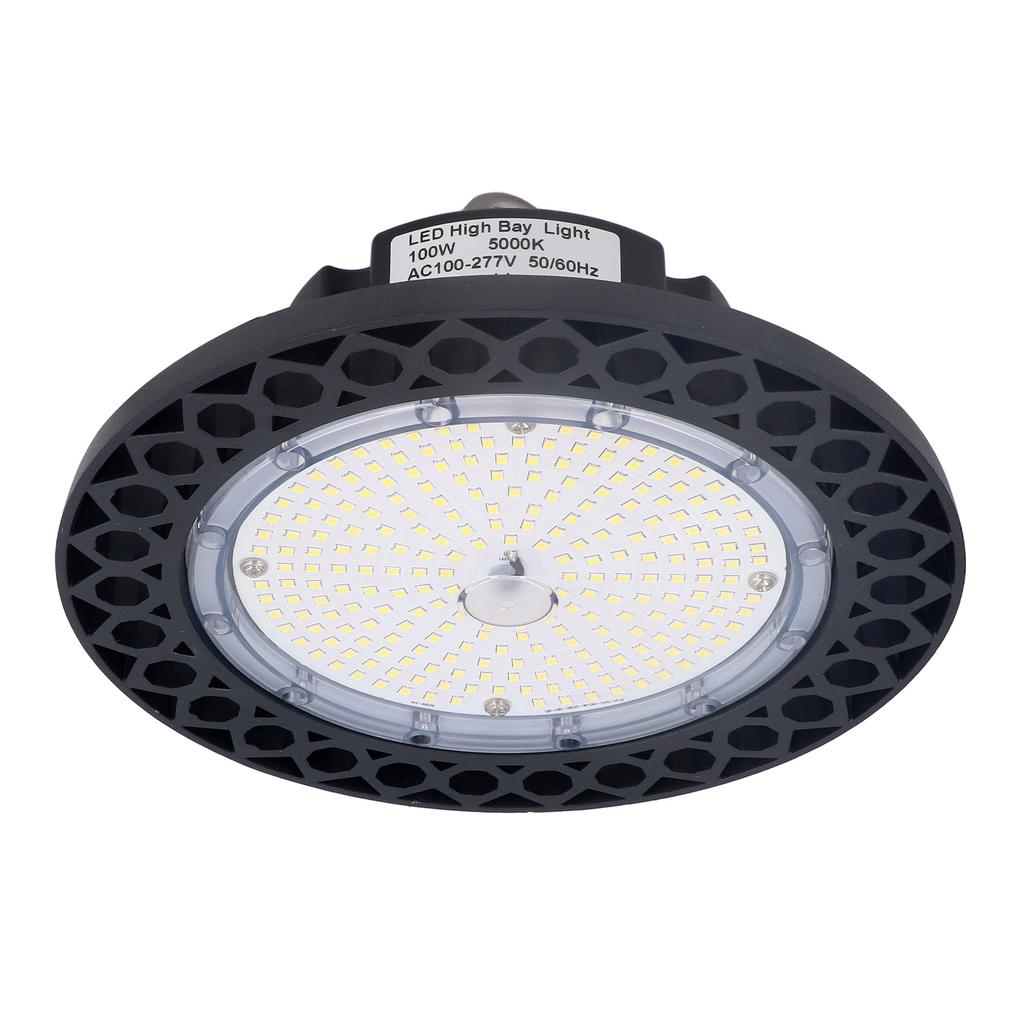 LED High Bay Light 240Pcs LED 100W 5000K IP65 Waterproof Anticreep Aluminium Shell LED Garage