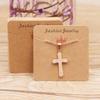 100pcs Jewerly Tag Square Stud Display Packing Card for Gift Label A
