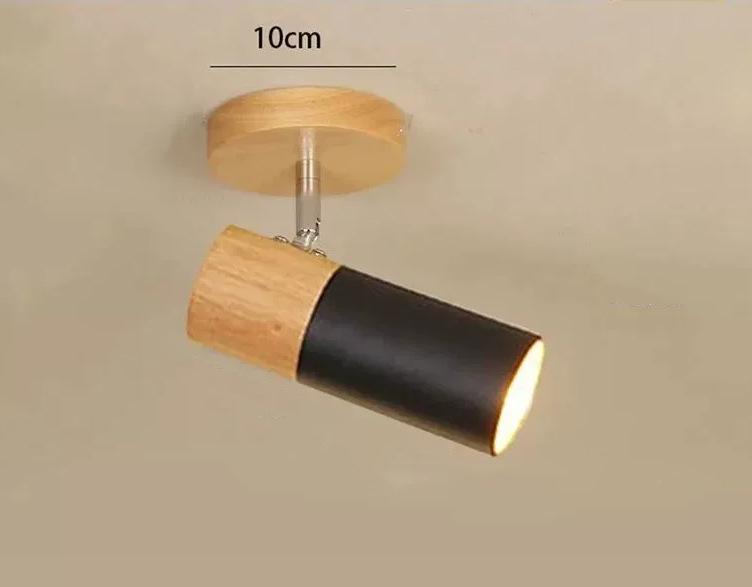 

Регульований світлодіодний стельовий спот з масиву дерева для вітальні/передпокою E27 without Bulb