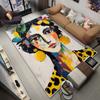 Modern Abstract Art Carpet Living Room Decoration Bedroom Deluxe Anti Slip Floor Mats Easy Clean Foldable Non-slip Rugs Lounge