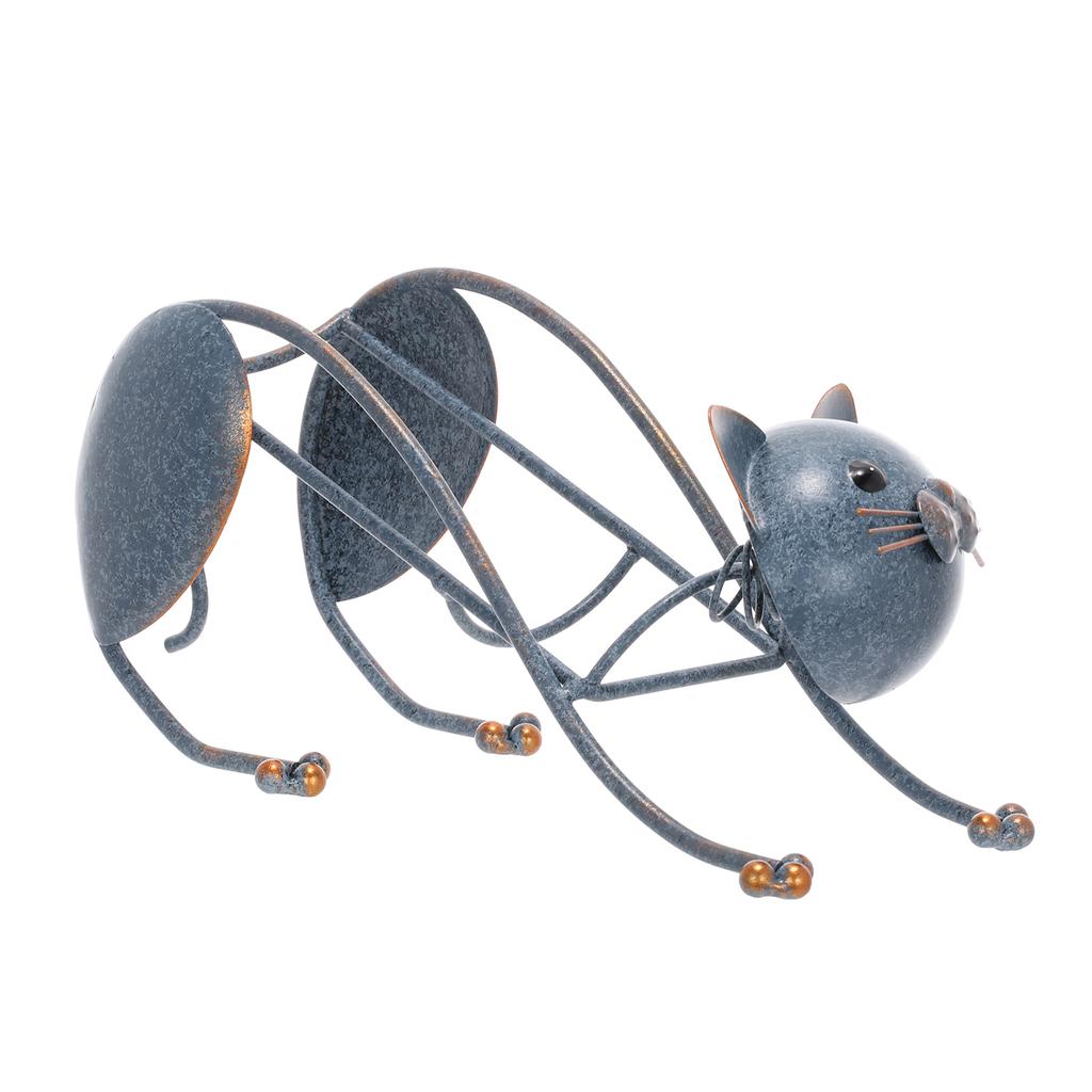 Tomfeel Iron Wine Holder Lying Cat Wine Rack Metal Winebottle Holder Freestanding Wine Rack Home