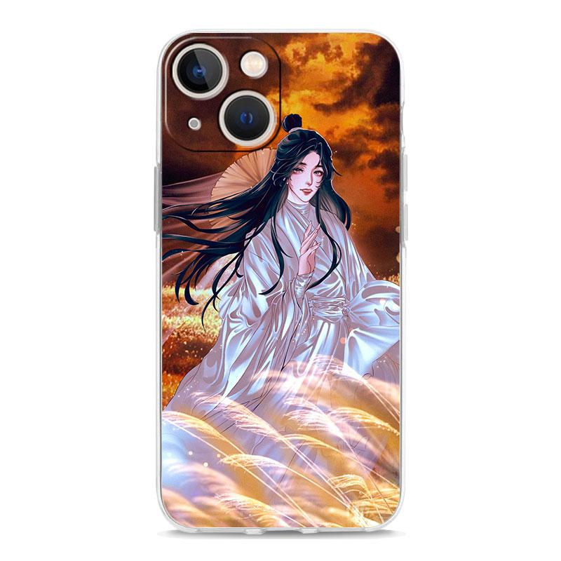 

Роскошный прозрачный чехол для телефона TGCF Heaven Official s Blessing для iPhone 14 13 12 11 Pro Max XS X XR SE 7 8 Plus, прозрачный чехол из ТПУ iPhone 14 Plus