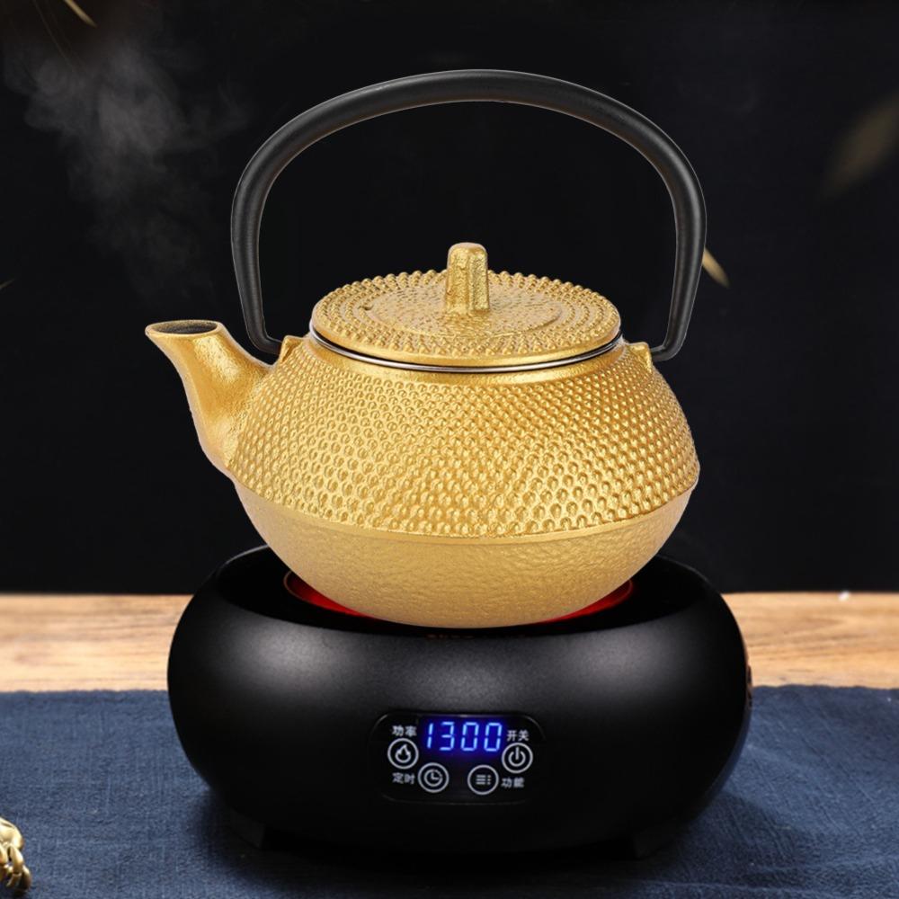 Stovetop Cast Iron Teapot Stainless Steel Infuser Japanese Tetsubin Kettle Tea Brewing