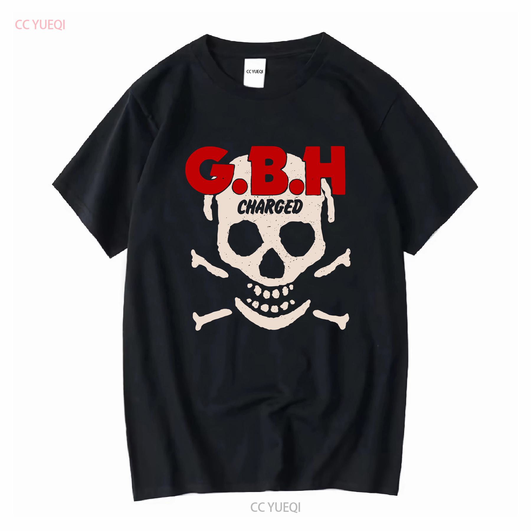 

Charged GBH Band For Fan Black All Size T Shirt S3149 vintage Washed Stretched Casual Top For Everyday Wear Slightly Breathable 4XL