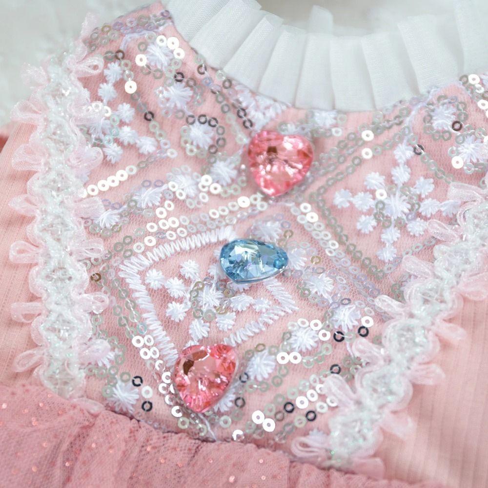 Pretty Dog Lace Skirt Princess Style Summer Dog Clothes Stylish Puppy Wedding Skirt  Dog Clothes