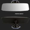 Wide Angle Rear View Mirror with Suction Adjustable 360 ° Rotation-free Rearview