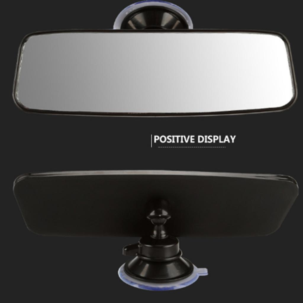 Wide Angle Rear View Mirror with Suction Adjustable 360 ° Rotation-free Rearview